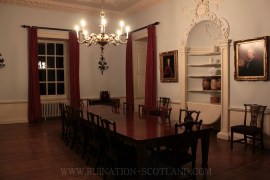 The dining room